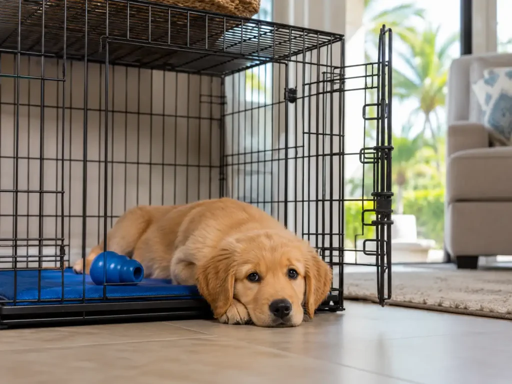 Crate Training a Puppy in Your Florida Home: A Heat-Smart Guide